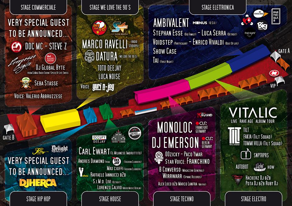 mappa halloween monsterland 2013 milano