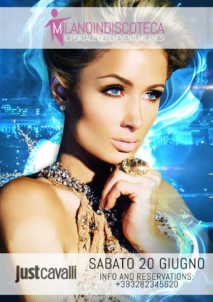 Paris Hilton Just Cavalli Milano