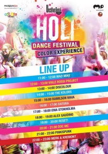line up holi dance festival milano sabato 12 luglio