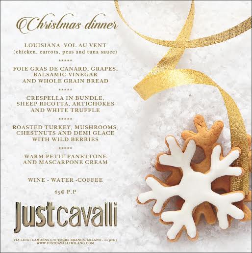 Cena Natale Just Cavalli Milano - Milanoindiscoteca