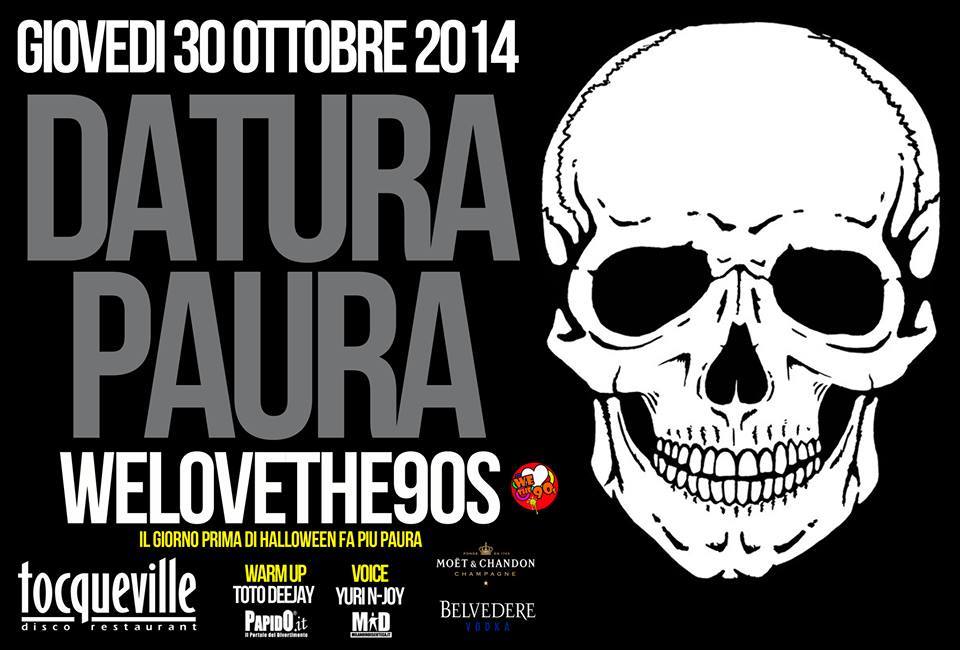 Giovedi 30 Ottobre 2014 We Love The 90s Milano