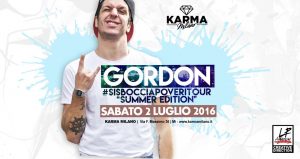 Gordon Karma Milano - Milanoindiscoteca