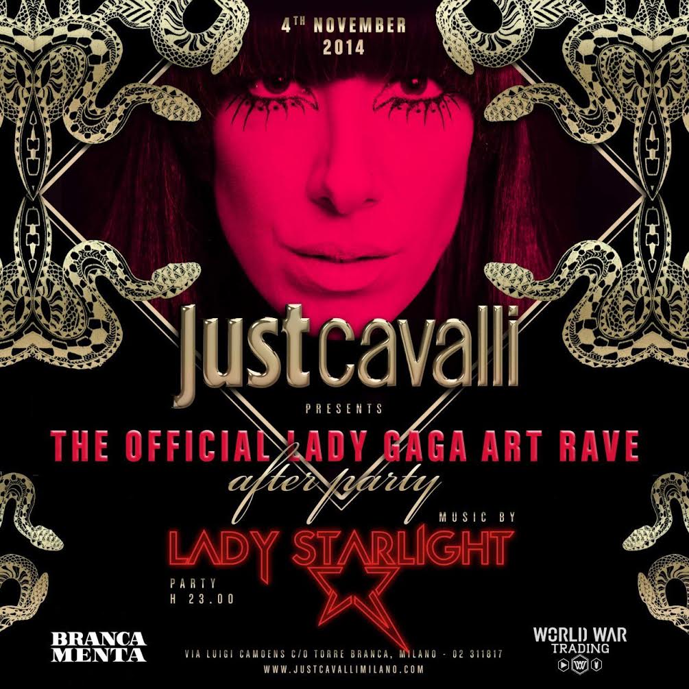 Martedi 4 Novembre After Party Lady Gaga Just Cavalli Milano