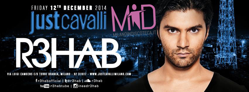 Rehab Just Cavalli Milano Venerdi 12 Dicembre