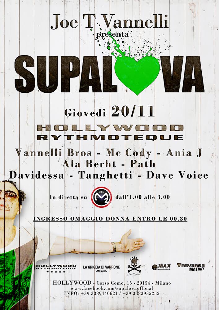 Foto: Giovedì 20 Novembre Supalova On Tour Hollywood Milano