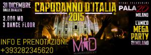 Capodanno d'Italia 2015 Pala20 Milano