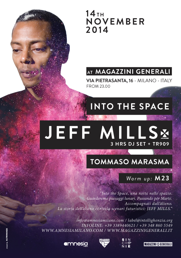 Foto: Venerdì 14 Novembre Jeff Mills Magazzini Generali Milano