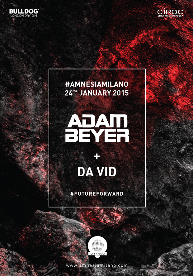 Adam Beyer Amnesia Milano Sabato 24 Gennaio