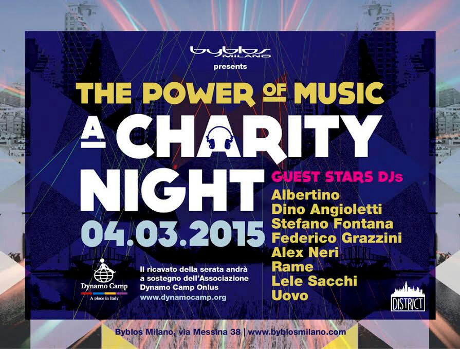 Mercoledì Byblos Milano Charity Night