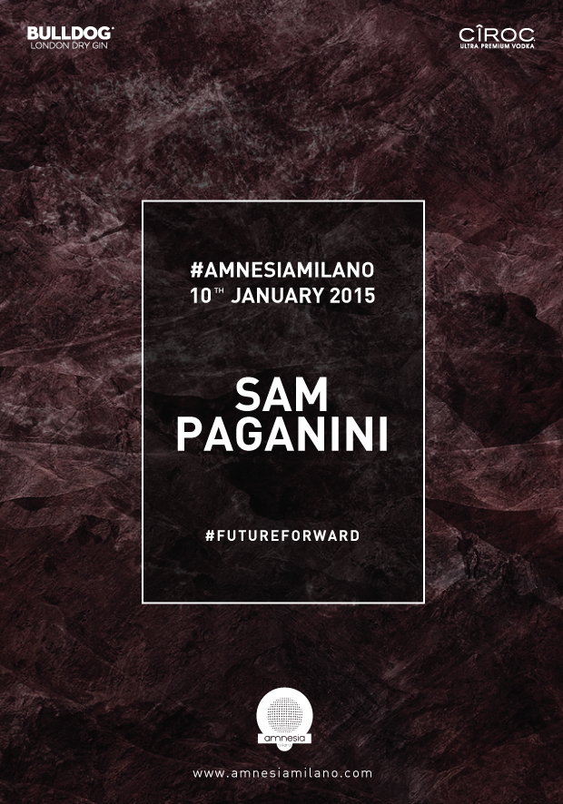 Sabato Amnesia Milano pres Sam Paganini