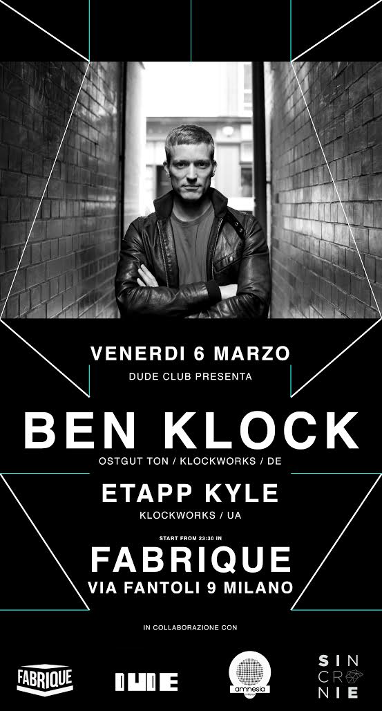 Foto: Ben Klock Fabrique Milano