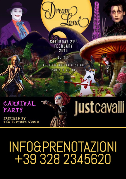 Foto: Sabato: Carnevale 2015 Just Cavalli Milano