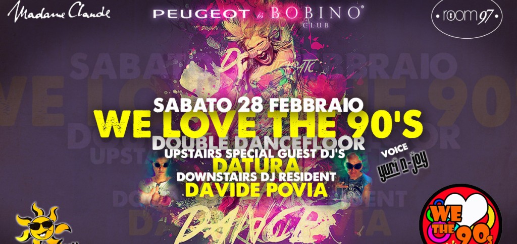 We Love The 90s Sabato Bobino Milano
