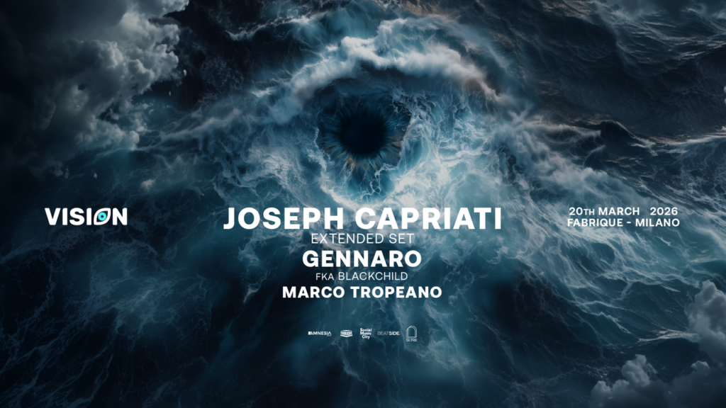 Joseph Capriati Fabrique Milano marzo 2026 info 351-6641431