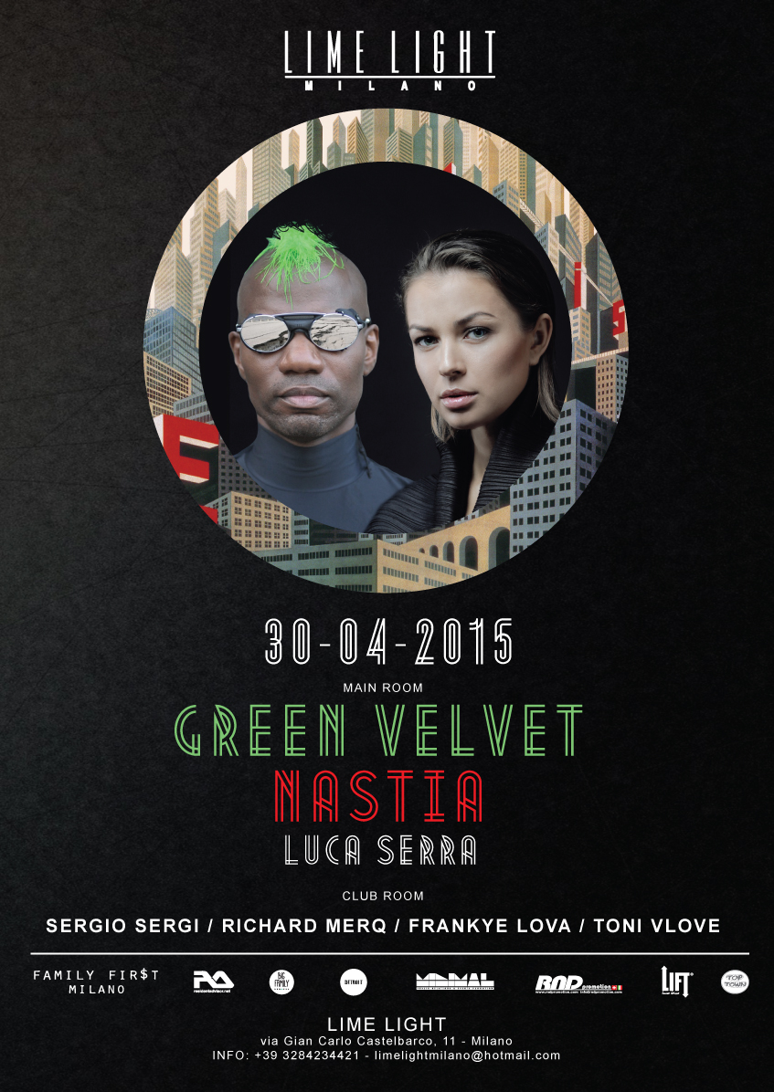 Foto: Giovedì Green Velvet – Nastia – Luca Serra at Limelight Milano