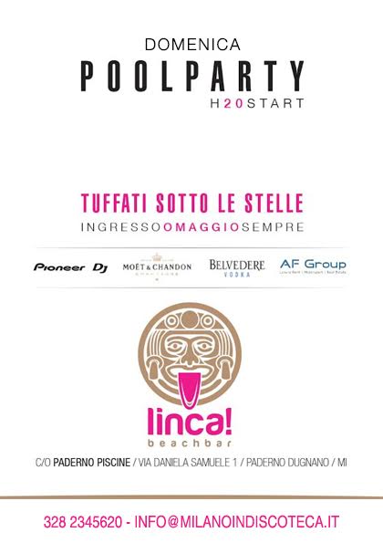 Domenica Linca Beach Piscine Paderno Milano - Milanoindiscoteca