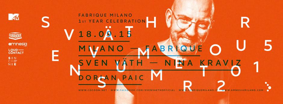 Sven Vath e Nina Kraviz Fabrique Milano