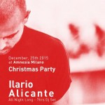 Christmas Party Ilario Alicante Amnesia Milano