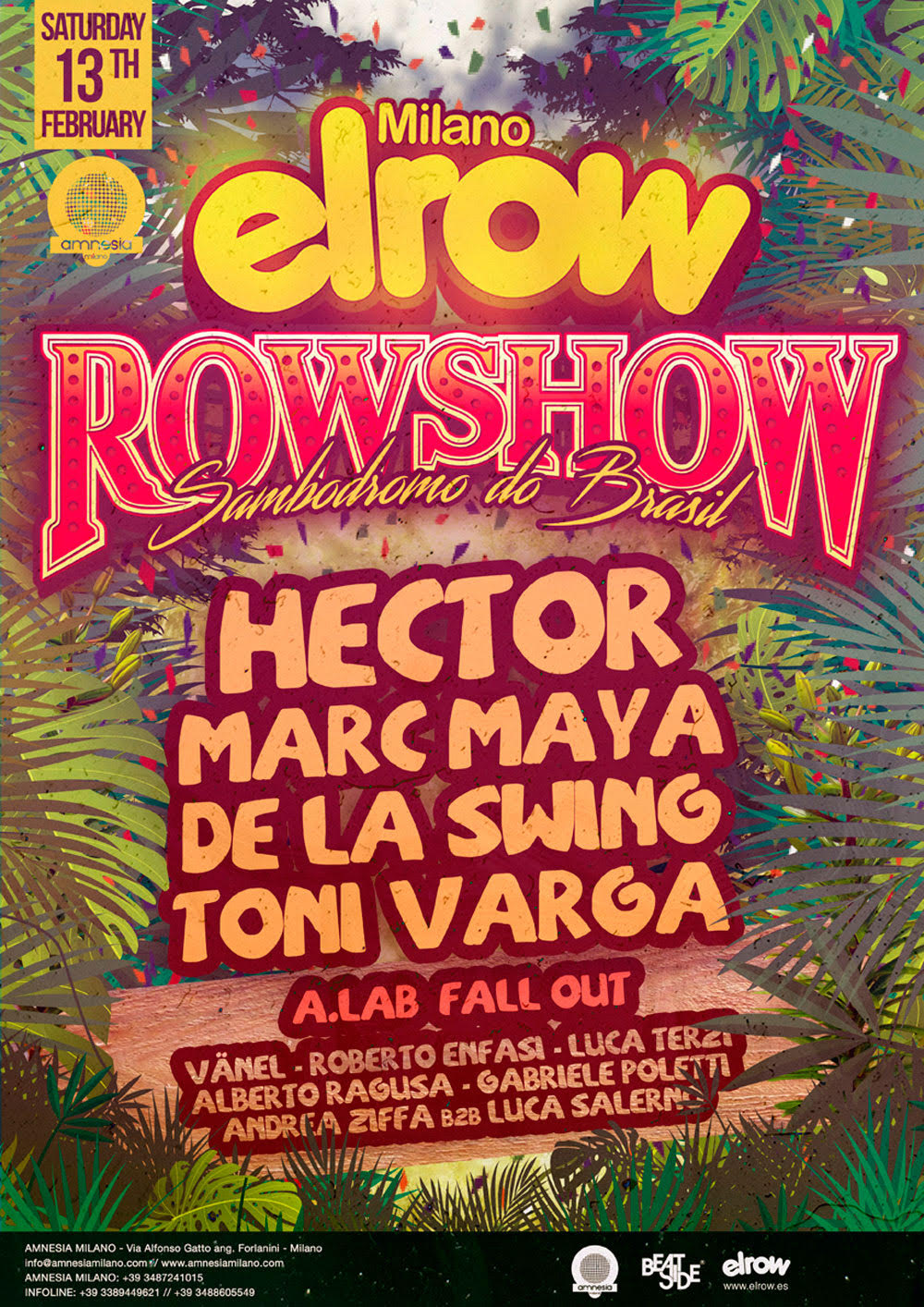 Elrow Carnival Party Amnesia Milano