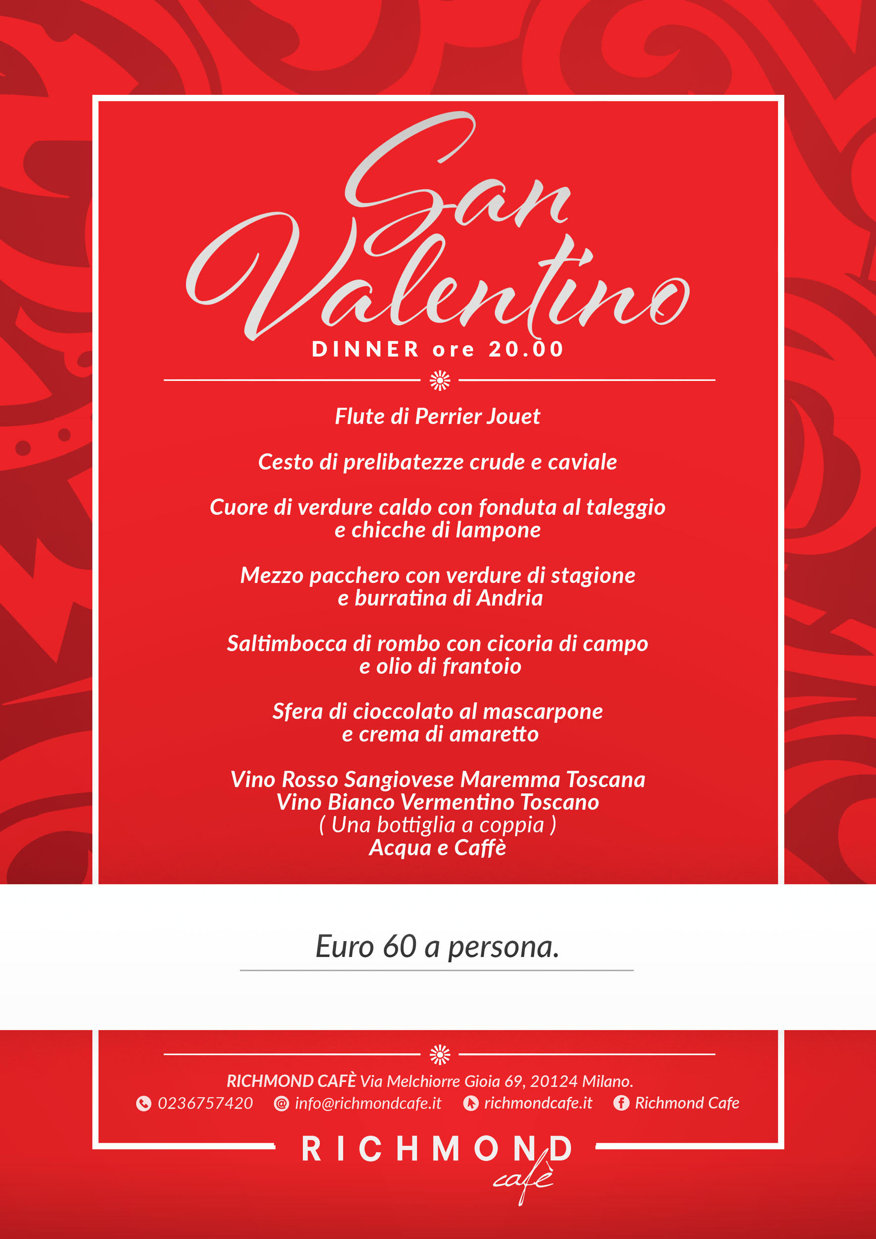 Foto: San Valentino Dinner Richmond Milano