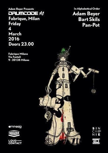 Drumcode Night Fabrique Milano