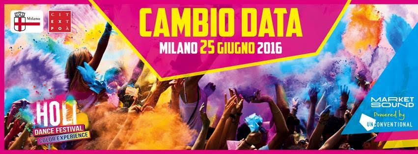 Holi Dance Festival Milano Cambio Data