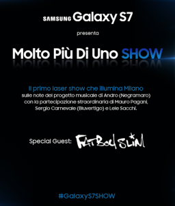 Samsung City Laser Show Milano - Milanoindiscoteca