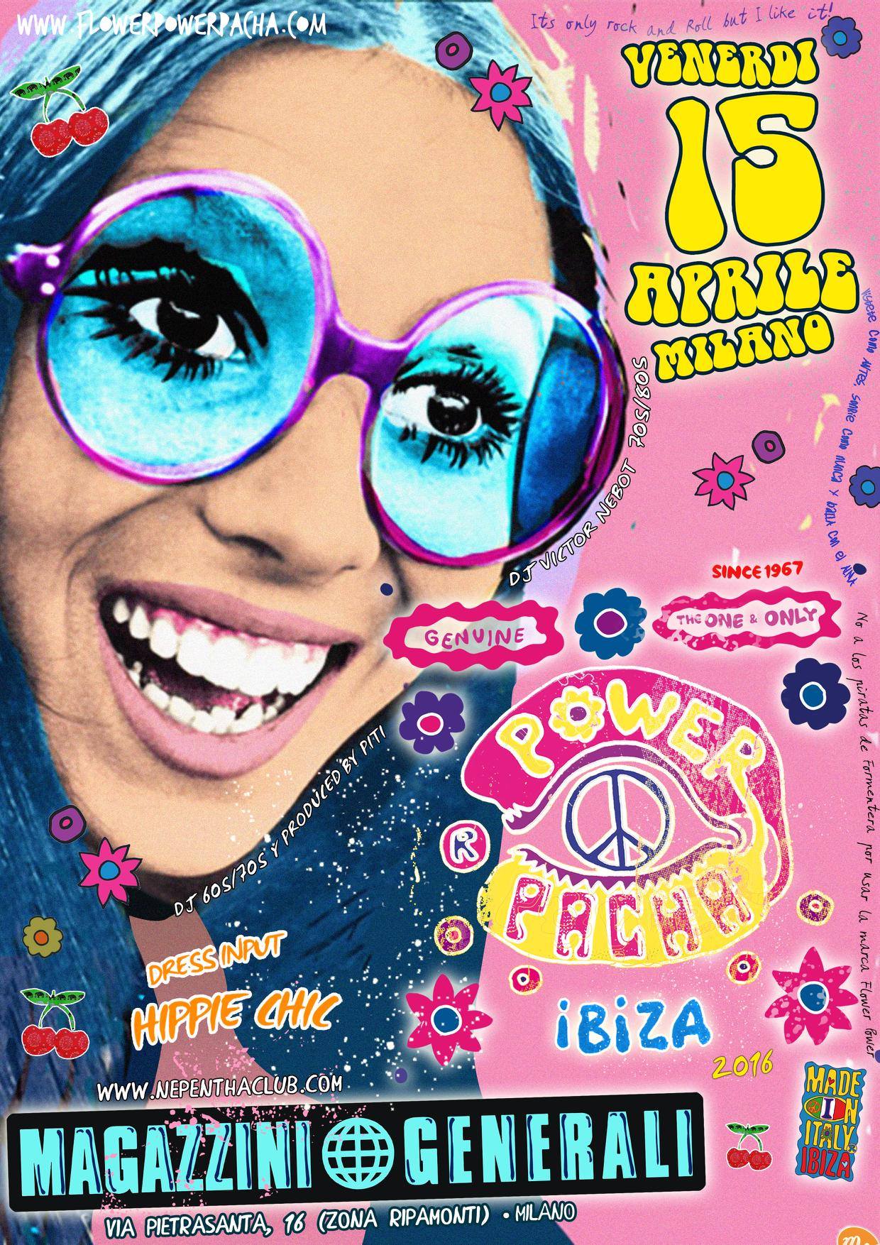 Flower Power Pacha Magazzini Generali Milano