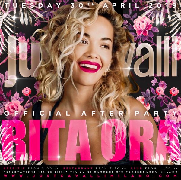 Rita Ora Just Cavalli Milano