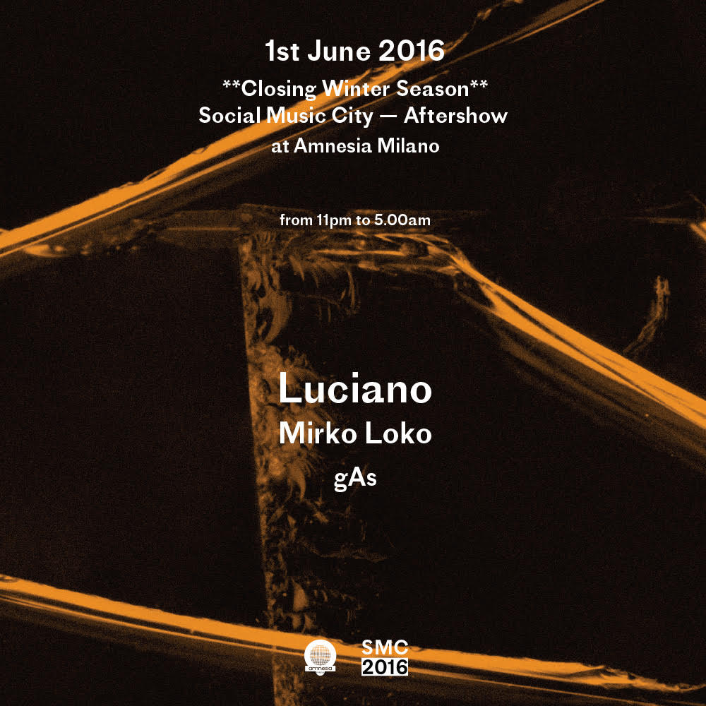Social Music City Aftershow Amnesia Milano