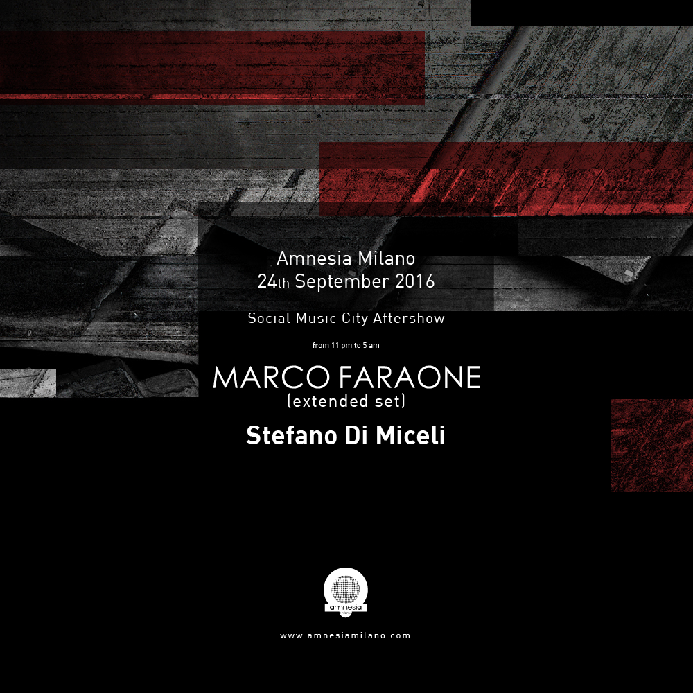 Social Music City Aftershow Amnesia Milano
