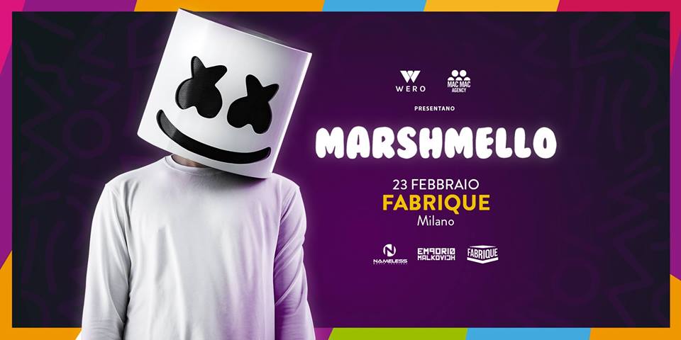 Marshmello Fabrique Milano Milanoindiscoteca