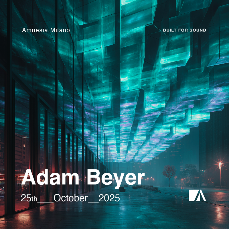 Adam Beyer Amnesia Milano