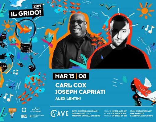 Carl Cox Cave IL GRIDO