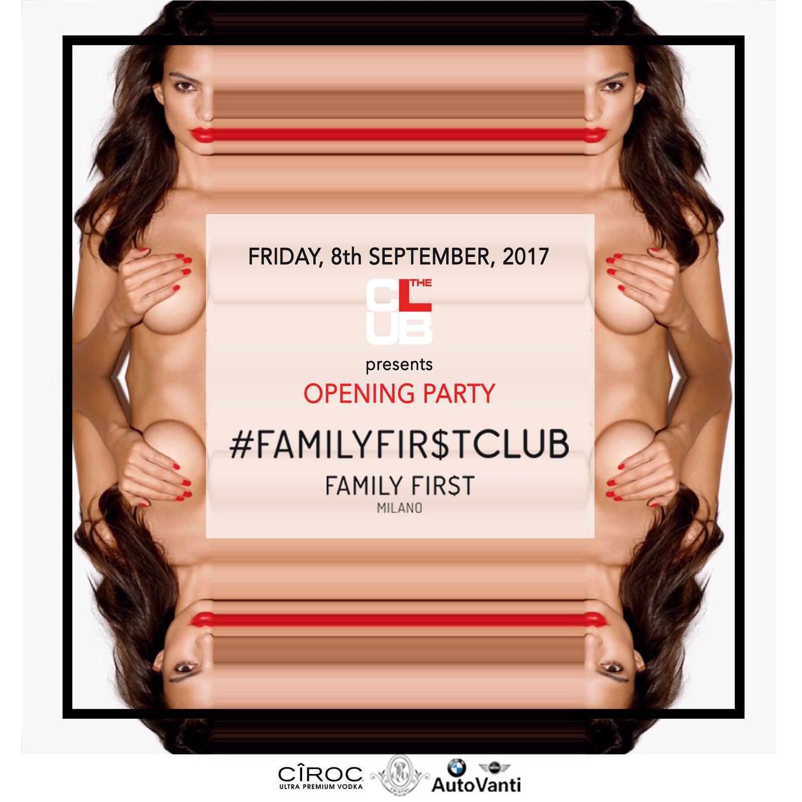 Foto: Inaugurazione Venerdì 8 Settembre The Club Milano – Family First