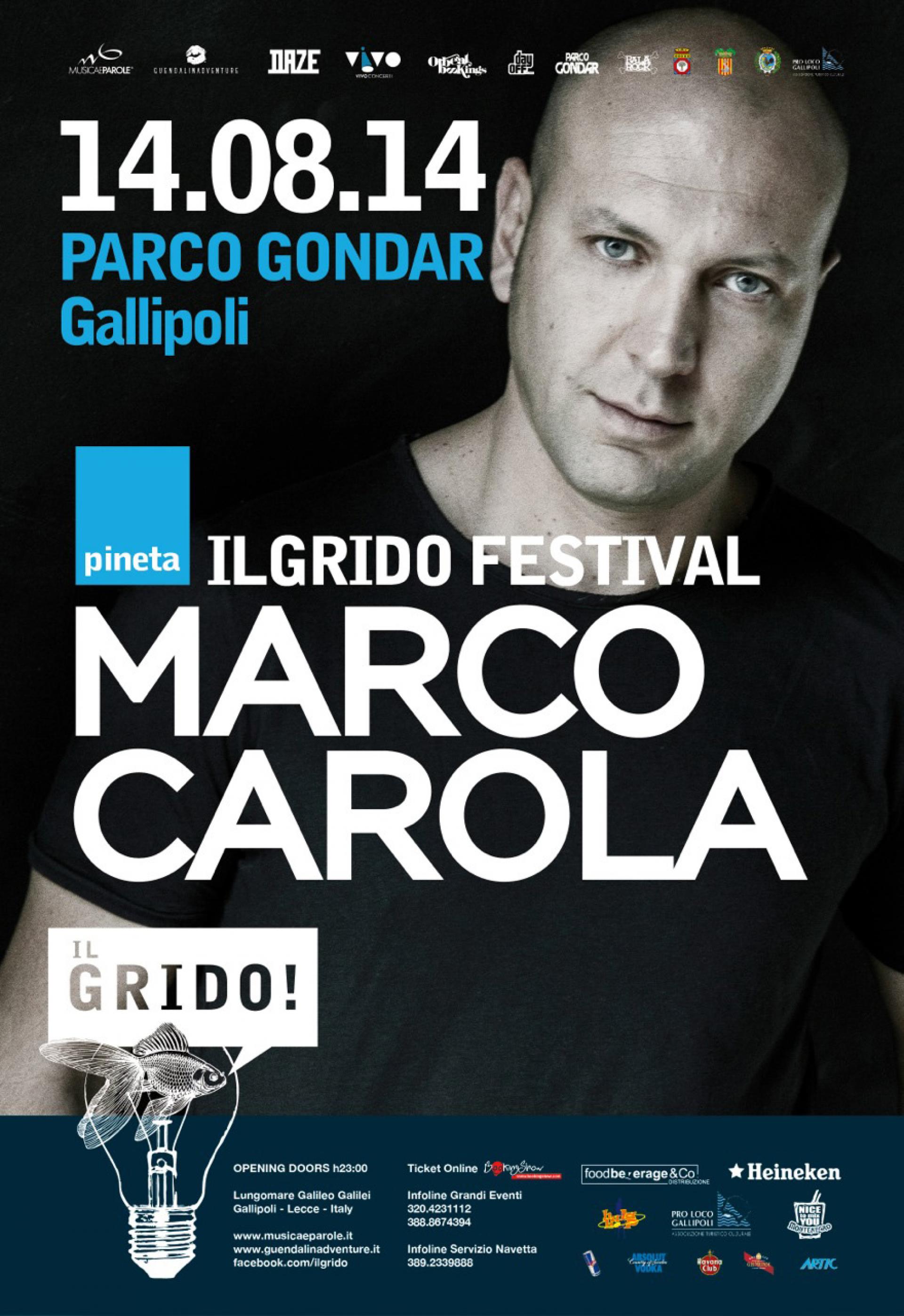 Marco Carola Parco Gondar IL GRIDO