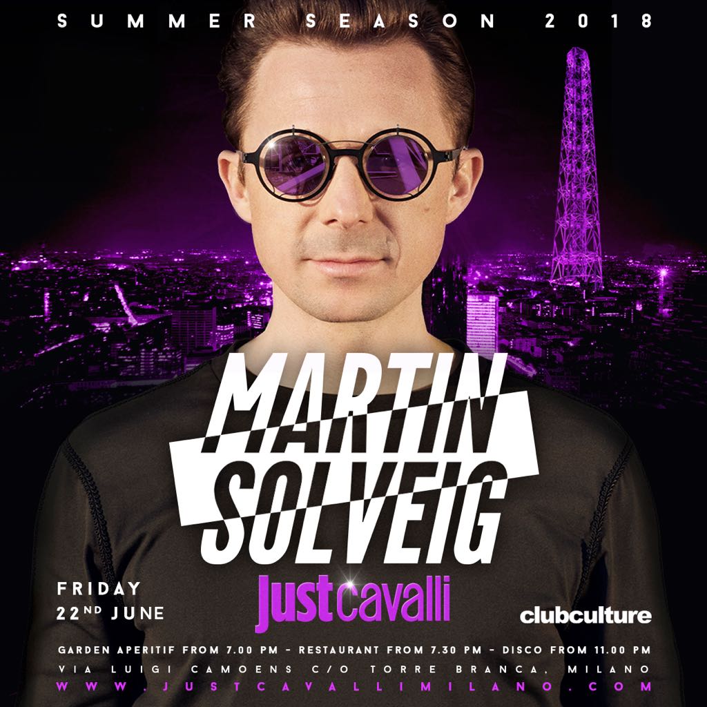 Foto: Martin Solveig Venerdì Just Cavalli Milano