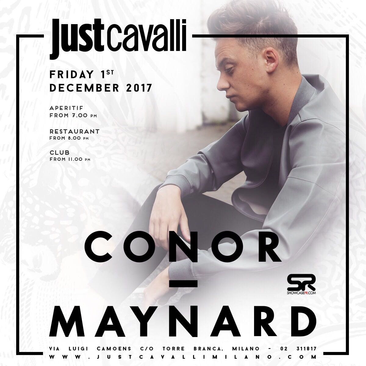 Foto: Conor Maynard Just Cavalli Milano