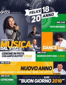 Capodanno Spazio Epoca Milano 2018