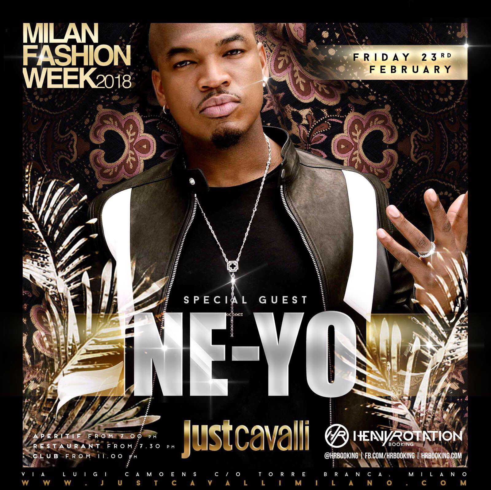 NE-yo Just Cavalli Milano
