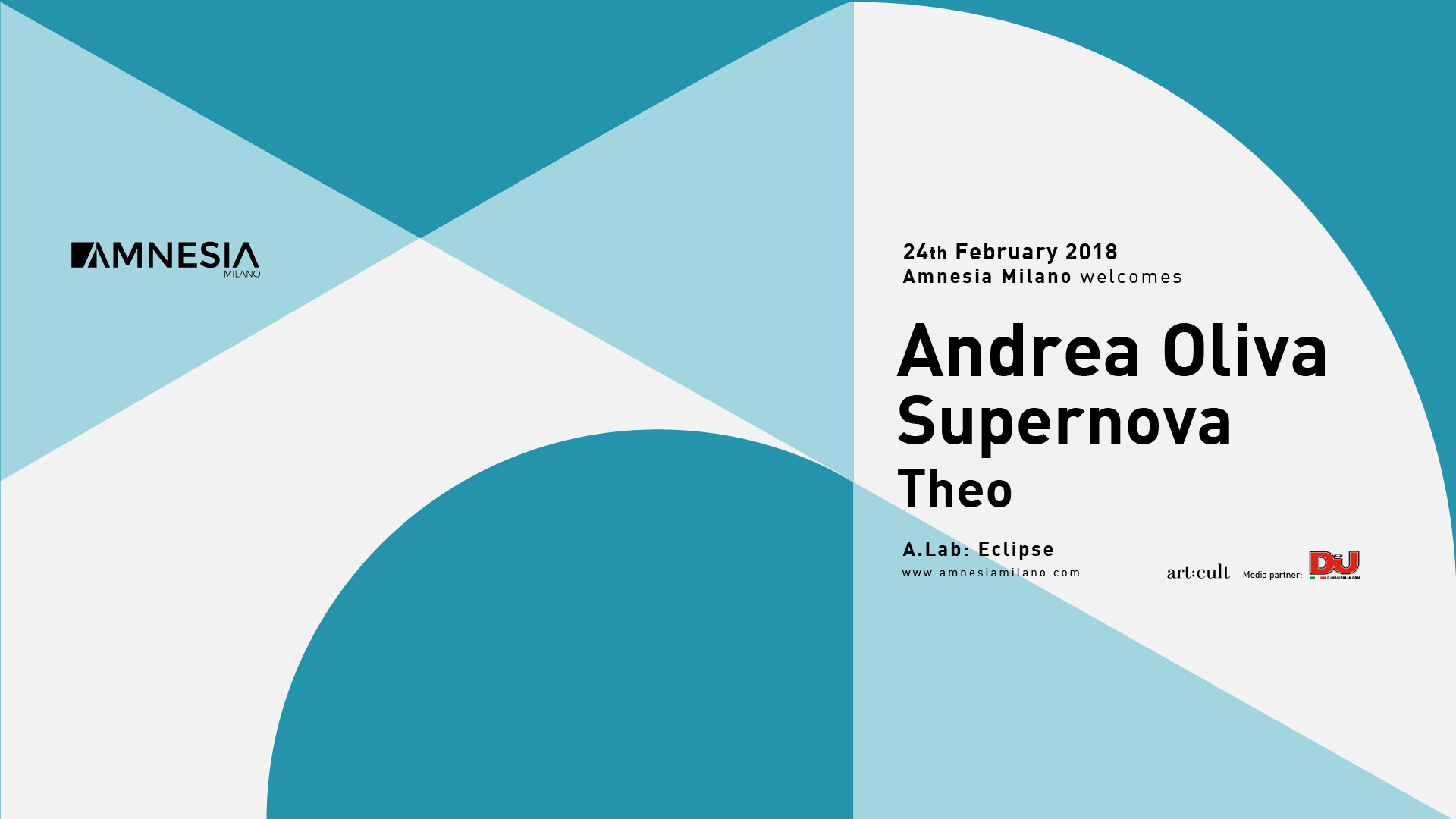 ANDREA OLIVA + SUPERNOVA AMNESIA MILANO