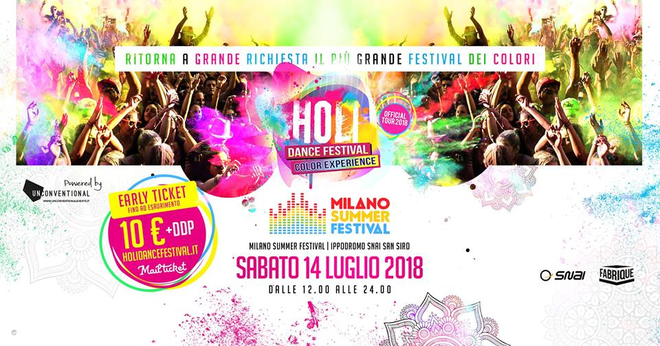 Foto: Holi Dance Festival Milano 2018