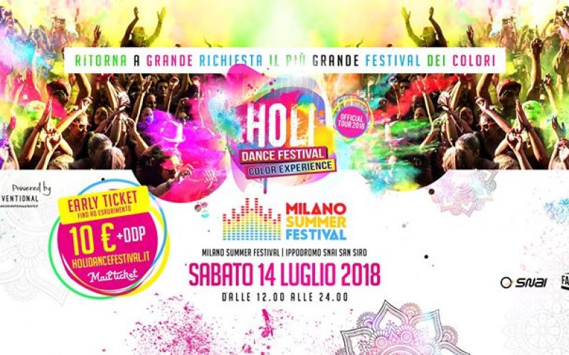 Holi Dance Festival Milano 2018