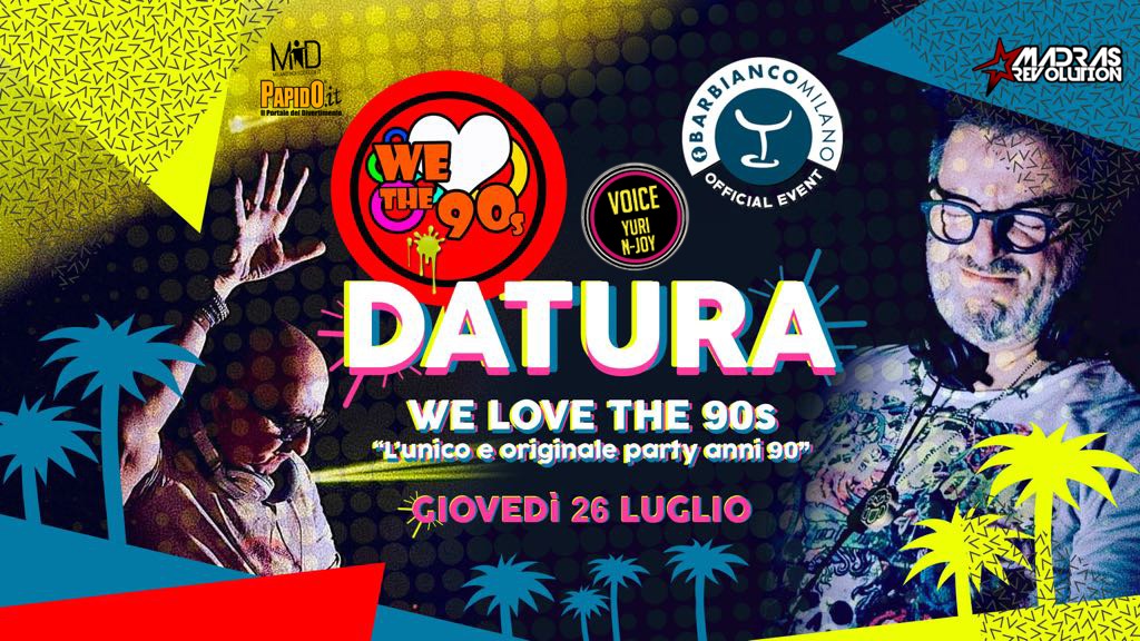 Foto: We Love The 90s e Datura