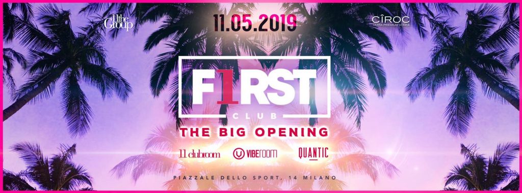 INAUGURAZIONE FIRST CLUB MILANO