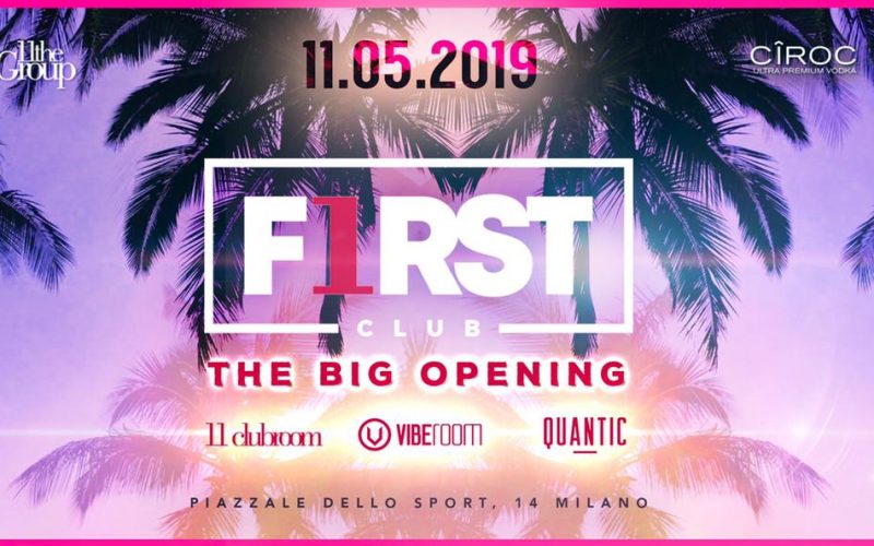 INAUGURAZIONE FIRST CLUB MILANO 2019