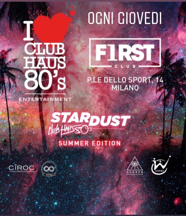 Giovedi First Club Milano Club Haus