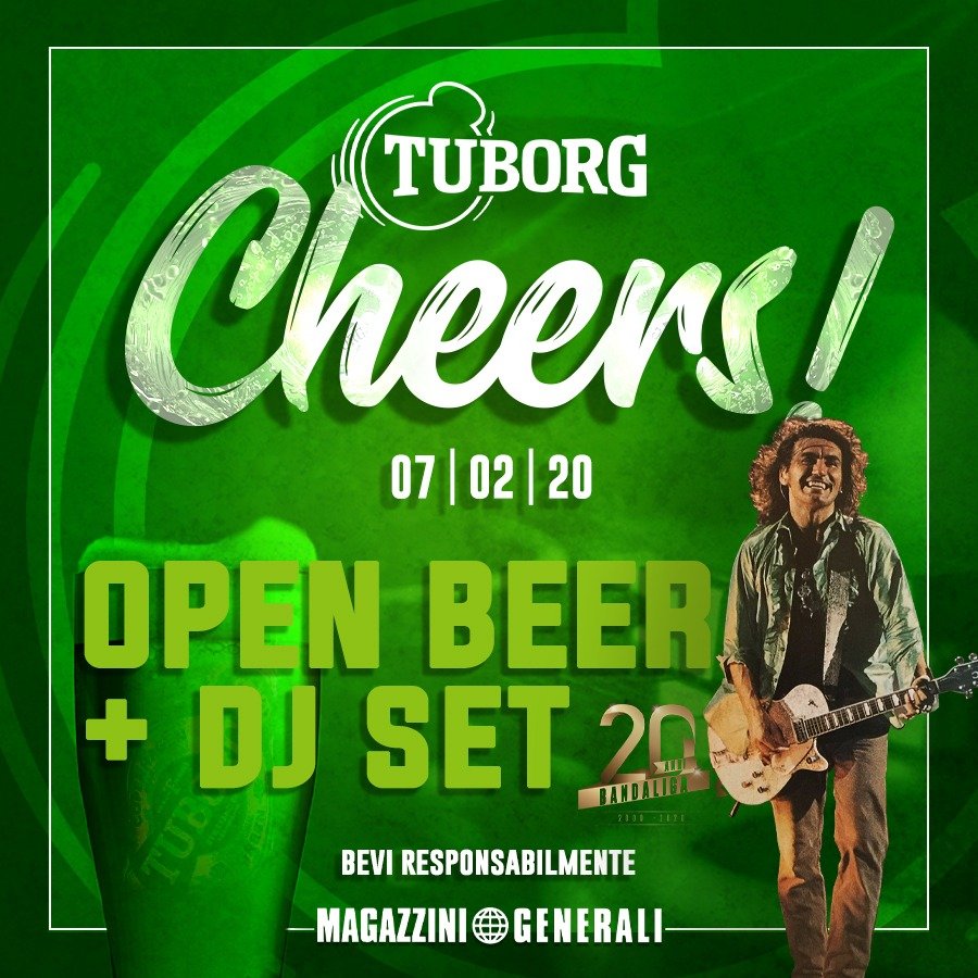 Foto: OPEN BEER MAGAZZINI GENERALI – TUBORG PARTY