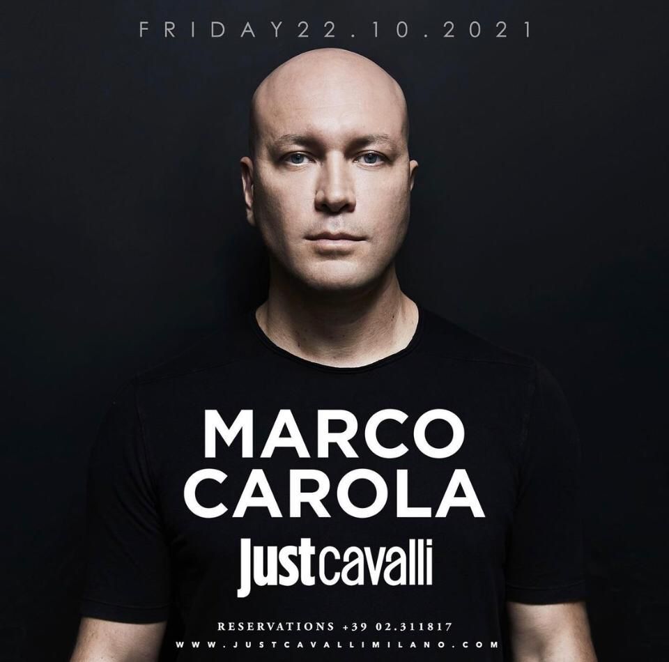 Foto: Marco Carola Just Cavalli Milano 2021