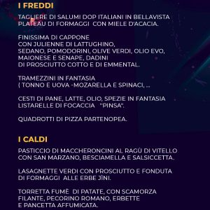 menu buffet capodanno magazzini generali 2022